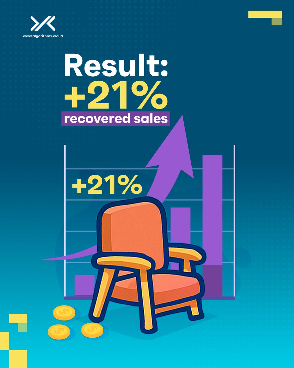 AlgorithmXcloud's tweet image. Cart abandonment is common—Omar’s furniture store had 68%.
With AlgorithmX sending WhatsApp reminders, he recovered 21% of those sales.
How would you use AlgorithmX to grow your eCommerce brand?
#ecommerce #abandonedcart #growthmarketing #AlgorithmX