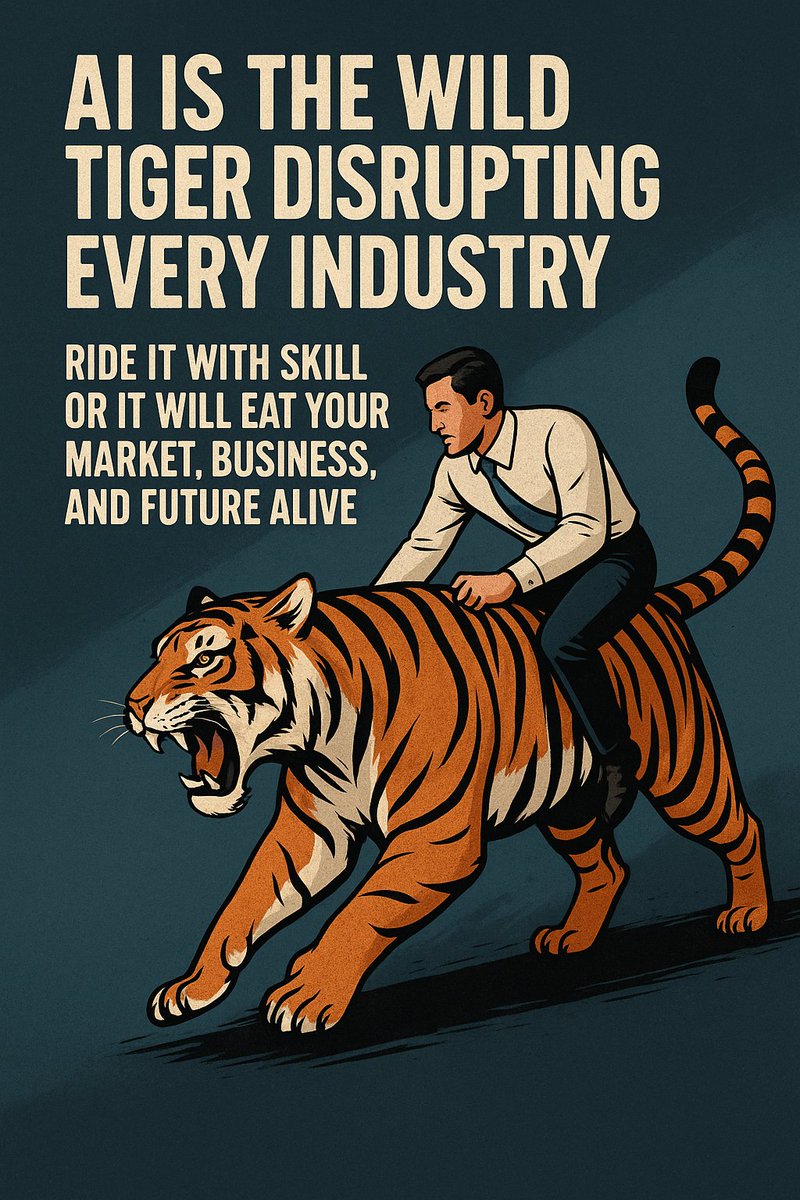 amardeepbajpai's tweet image. By 2030, AI will add $15.7T to the global economy.🌍

Your competitor isn’t across the street.

It’s AI — the tiger already in your boardroom. 🐅

#AI #FutureOfWork #Leadership