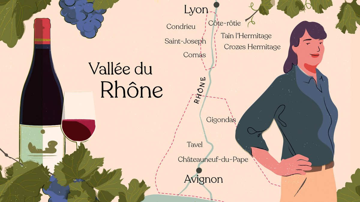 The Rhone is home to Syrah and the original GSM blend. Viognier, Marsanne, and Rousanne are featured whites. From Crozes Hermitage, to Chateauneuf-duPapes to Condrieu, there will be 13 different appellations offered at this guild event. Register here: ow.ly/fWqK50WO64w