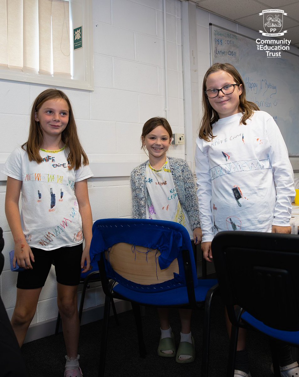 🚫🔪 Our Deepdale Youth Voice group hosted an inspiring workshop with Preston’s neighbourhood police and the Police Crime Commissioner to tackle knife crime.

The group created artwork for a future city mural to raise awareness and share solutions.

Officers provided real-life
