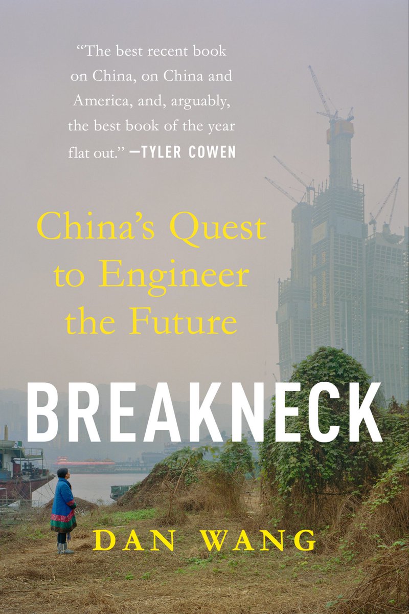 For economists interested in growth, this fall’s most anticipated release was Breakneck: China’s Quest to Engineer the Future by Dan Wang (<a href="/danwwang/">Dan Wang</a>). The buzz had been building for months, and I was counting the days like kids once did for the next Harry Potter book. When my
