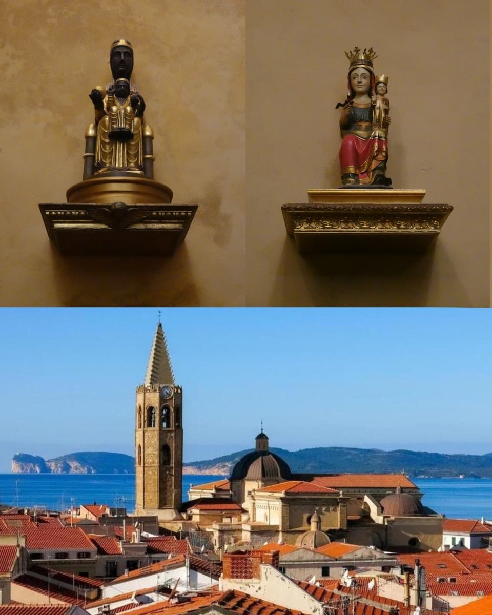 Sabies que a la catedral de l’Alguer hi ha una reproducció de la Moreneta i una altra de la Mare de Déu de Queralt? Què hi fan, allà?

T’ho explico! FIL 🧵👇🏻