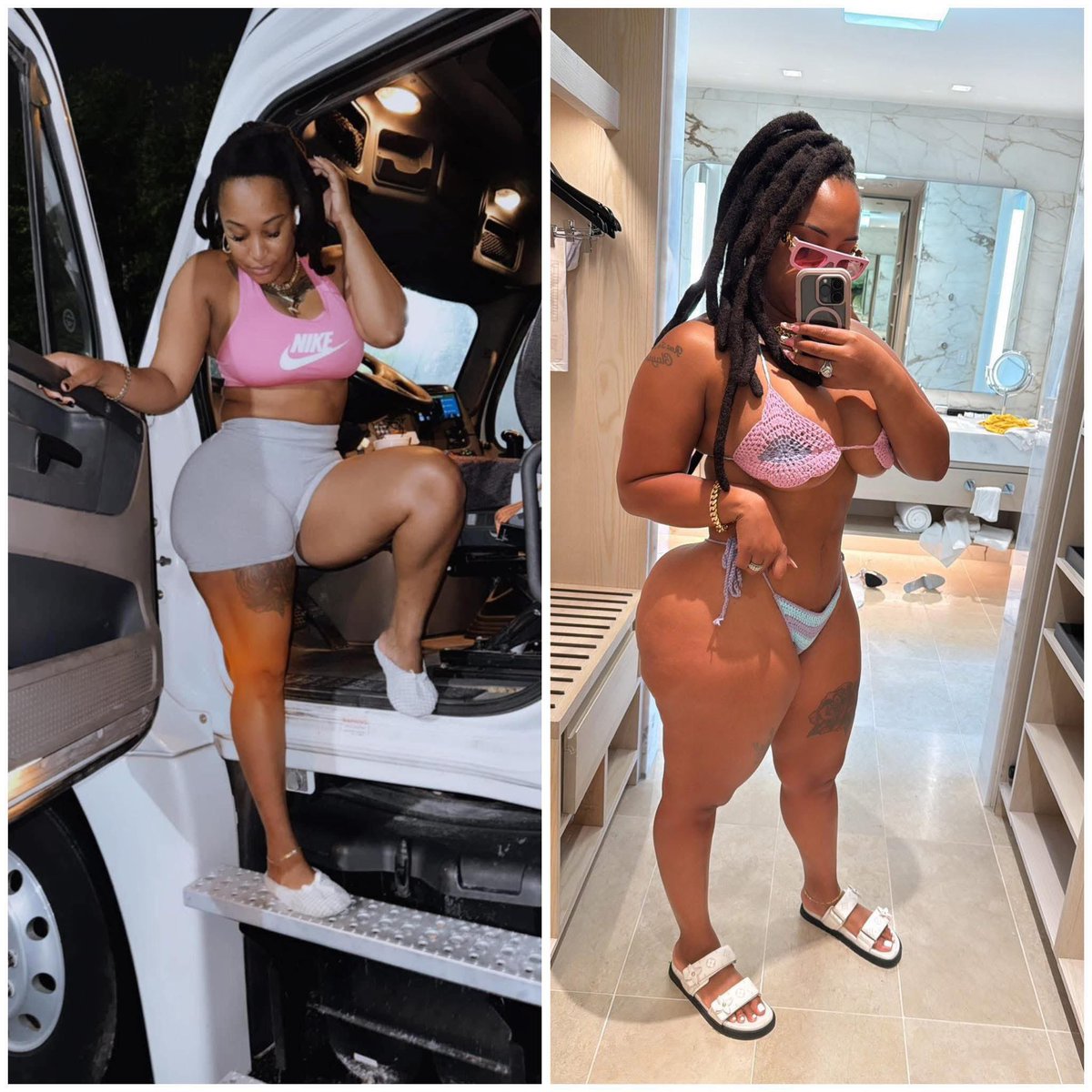 In the truck vs out of the truck which one you prefer ❤️🥰
#explore 
#CC