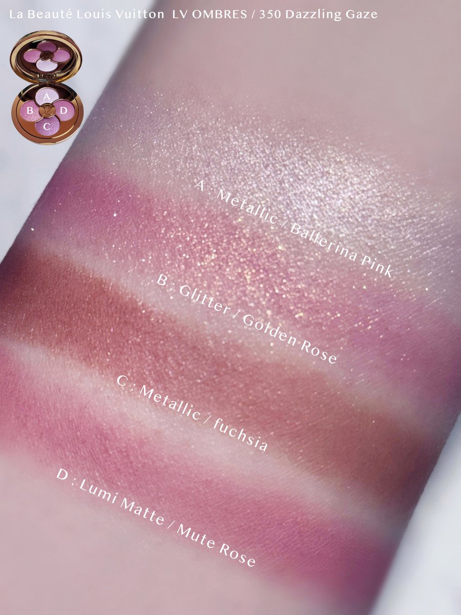 ルイヴィトン オンブル アイシャドウ 350 ダズリングゲイズ ルイ