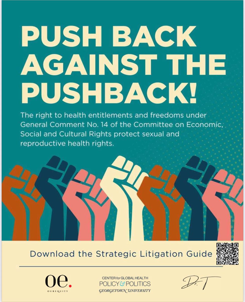 Dowsky26's tweet photo. At its best, SL centers the voices and needs of affected peoples and communities, shifts narratives, sets legal precedents, and pressures governments to comply with their national and international human rights obligations. #SRHRLitigation #RightToHealth https://t.co/H0TLXIkNGj