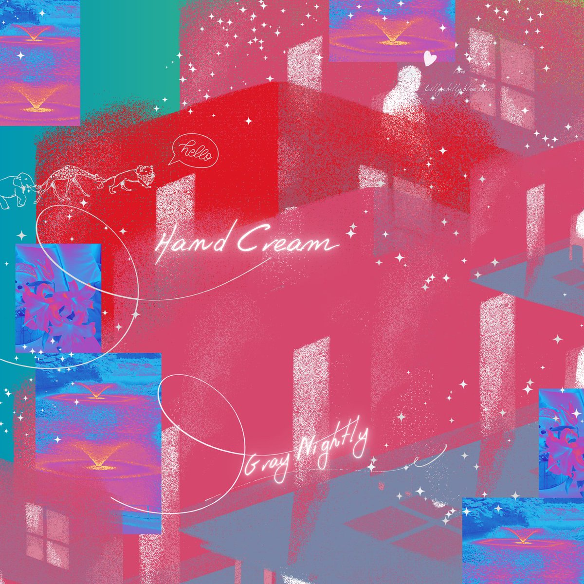 "hand crem" （remastered audio）by GrayNightly for 
🪩Lilly chilly blue stars🪩 will be released on 
subscription service
2025/10/01 out 🎶
 big-up.style/Ocn14pYH1g
🪄Stay tuned🪄
This release is a single song. 
Enjoy the lovely album here!
…nightlyakachelseaterrace.bandcamp.com/album/hand-cre…　*✵ ** ˚ ✧ ✫