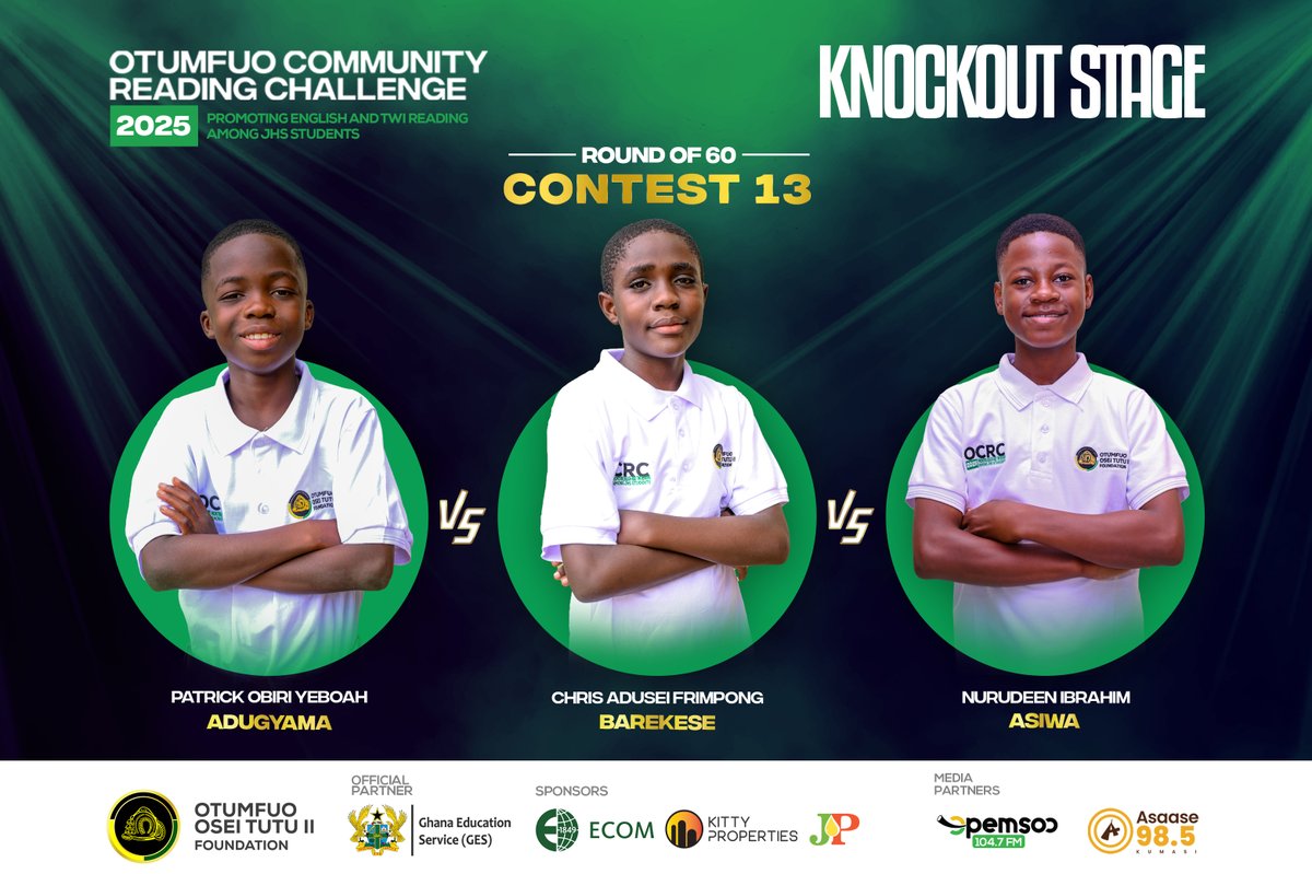 Otumfuofdn's tweet photo. 📷 Day Three, 3rd September
📷 Contest 13 Showdown: Adugyama 📷 Barekese  📷 Asiwa
#ocrc2025
#Akwaaba https://t.co/yHnbuXETmp