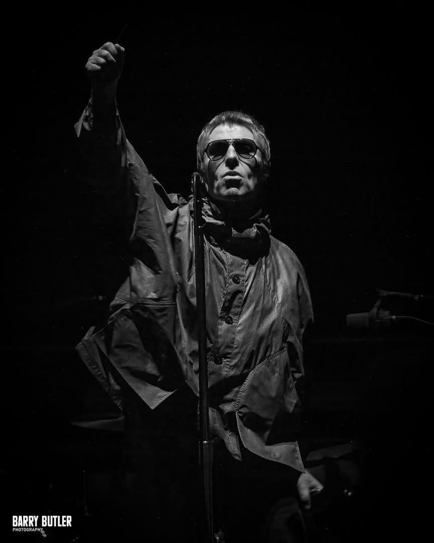 Liam Gallagher last night.  Oasis at Soldier Field, Chicago