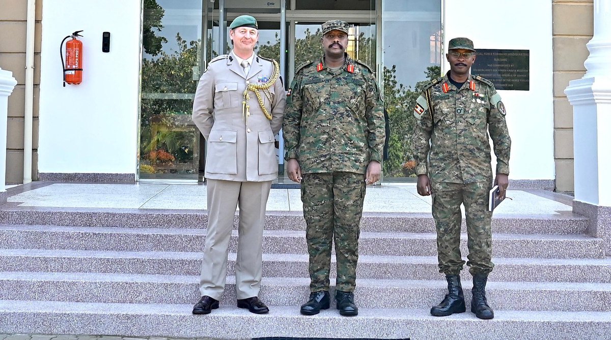 The Chief of Defence Forces (CDF) of UPDF, Gen <a href="/mkainerugaba/">Muhoozi Kainerugaba</a> met with Lt Col Ash Wiseman, the British Defence Attaché to Uganda, discussing areas of mutual interest. The meeting at the Special Forces Command headquarters in Entebbe focused on enhancing military cooperation