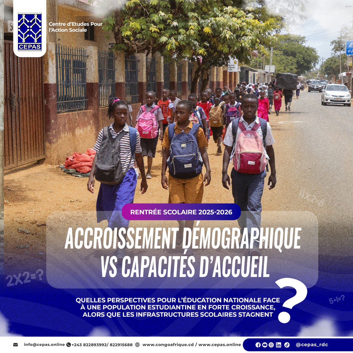 À l’occasion de la rentrée scolaire 2025-2026, le CEPAS ouvre le débat sur les grands enjeux de l’éducation nationale