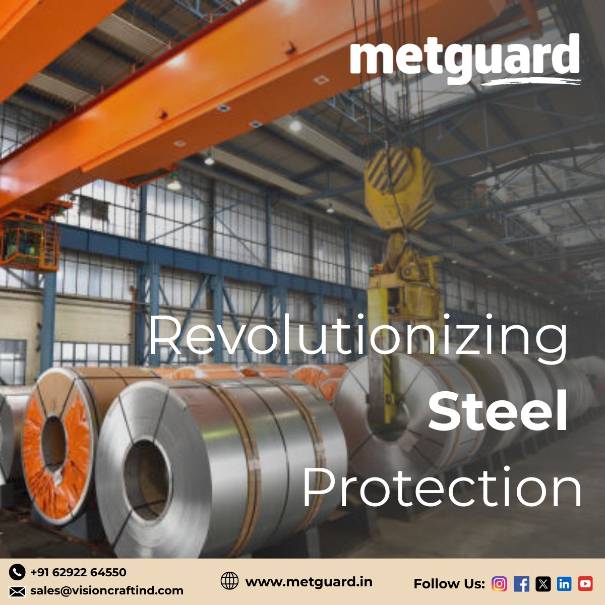 _Metguard's tweet image. Our proven performance in steel production facilities demonstrates how innovation creates superior corrosion resistance and unmatched reliability in extreme environments.
For more information: metguard.in
#SteelProtection #CorrosionProtection #PassivationTechnology