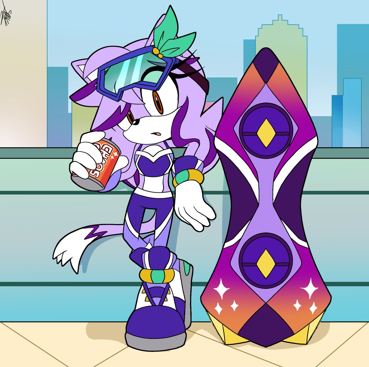 I attempted to recreate Nicole's Extreme Gear "Diamond Sky" in #SonicRacingCrossWorlds! ✨