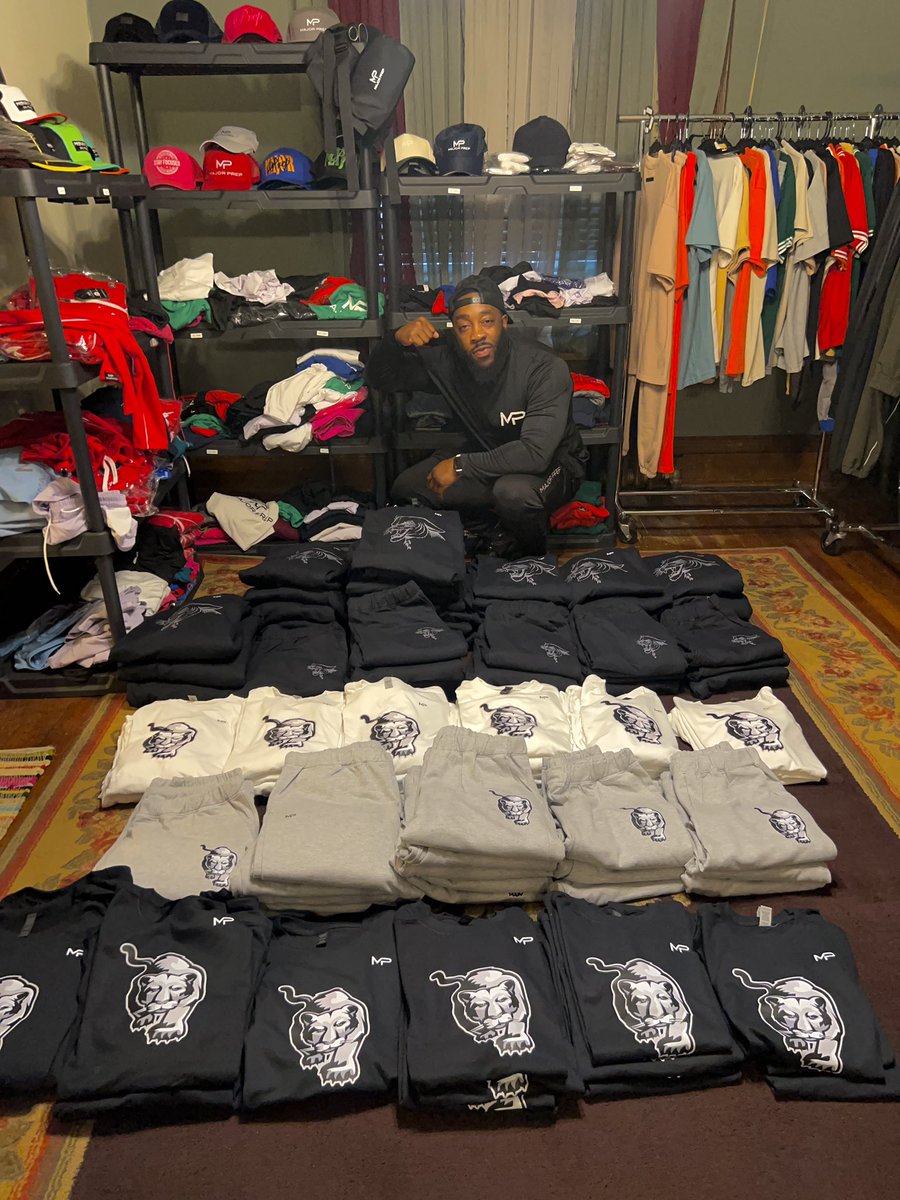 majorprepllc's tweet photo. Merch for John Harris SBI PROGRAM is ready for action. #majorprep https://t.co/G6QRv0Innr