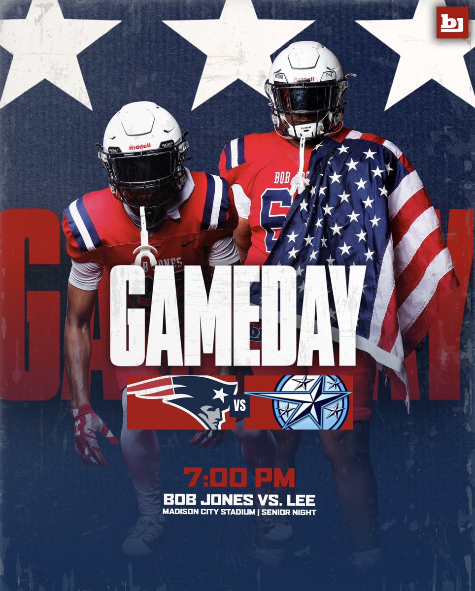 GAME DAY! 

⏰ : 7:00 pm
🆚 : Lee High School 
🏟️ : Madison City Stadium

#EAT | #BJP
