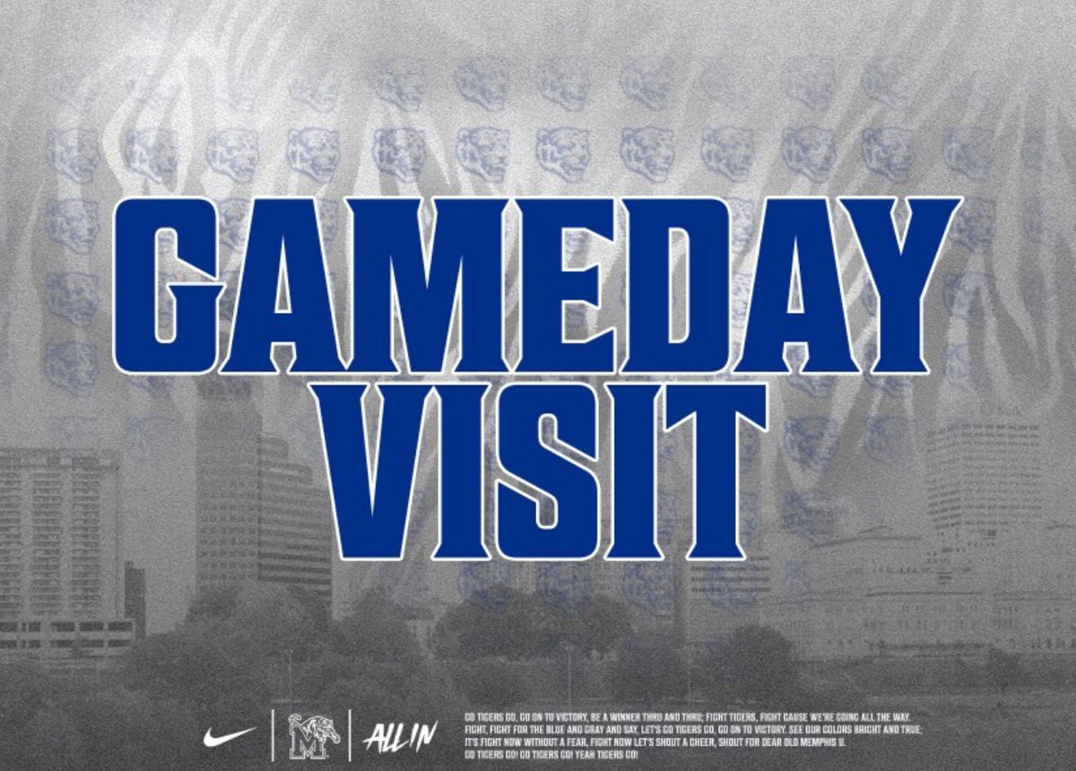 I will be at Memphis tomorrow for the game vs. Chattanooga!! <a href="/MemphisFBRec/">Memphis Football Recruiting</a> <a href="/CoachB_Johnson/">Ben Johnson</a> <a href="/CoachB_SVA/">Scholar Venture Alliance</a> <a href="/SgtPaschall704/">David Paschall</a> <a href="/west10sports/">West Tennessee High School Athletics</a> <a href="/GCSportsWriter/">Michael Odom</a> <a href="/HTJones10/">Harris Jones</a> <a href="/CSmithScout/">Chris Smith</a>