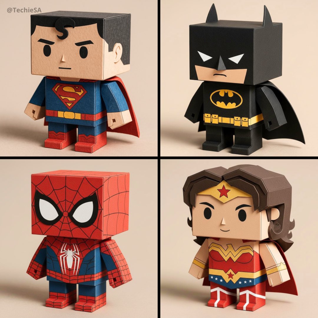 TechieSA (@techiebysa) on Twitter photo Paper Toy Characters by GPT-5 & Nano Banana on <a href="/BasedLabsAI/">Based Labs AI</a> πβοΈ
Prompt in ALTππ» Paper Toy Characters by GPT-5 & Nano Banana on <a href="/BasedLabsAI/">Based Labs AI</a> πβοΈ
Prompt in ALTππ»
