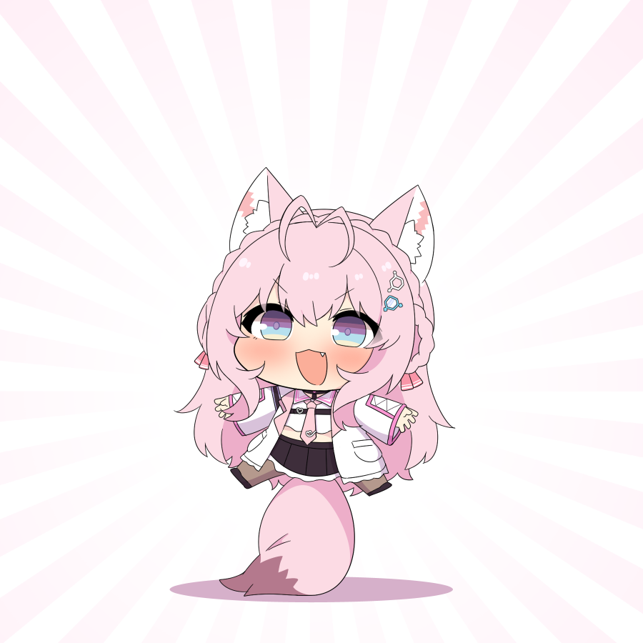 博衣こより ,博衣こより(通常) 「尻尾で立てる! #こよりすけっち」|トゥーミのイラスト