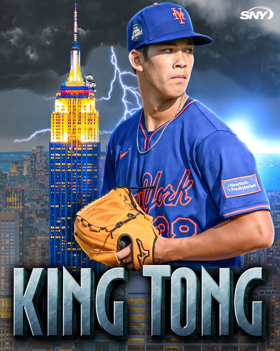 A NEW ERA BEGINS 🦍

Jonah Tong takes the mound tonight for the Mets in his MLB debut!