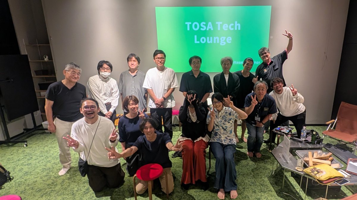 kato_zyg's tweet image. TOSA Tech Lounge # 1
無事終了しました！
ご登壇いただいた御三方、ご来場いただいた方々、本当にありがとうございました✨
また次回もお楽しみに🤗

#tosatechlounge