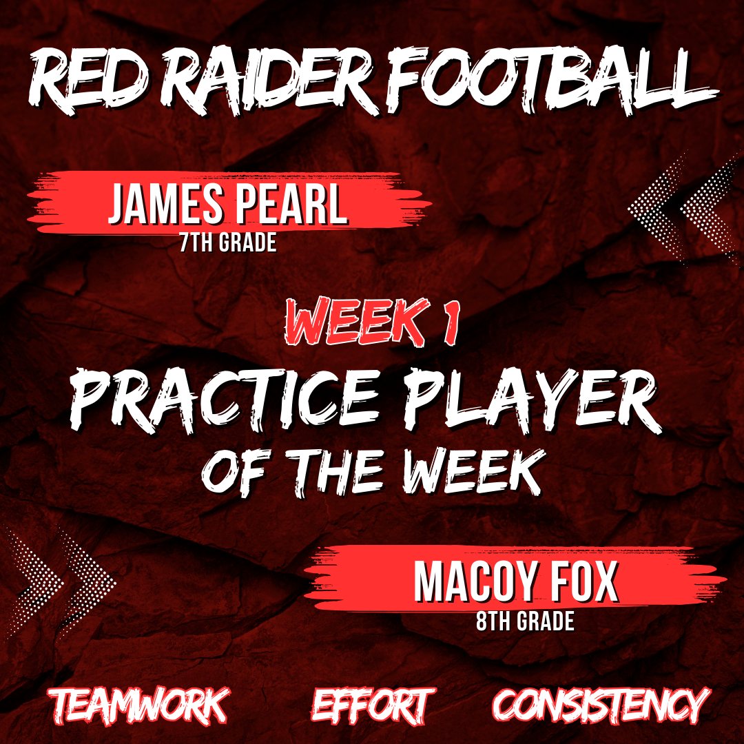 Weekly WMS Football Awards
Congratulations boys! Keep working hard!
#Culture