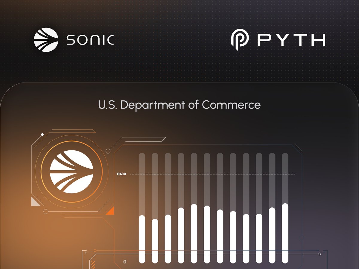 Sonic 与 Pyth Network 的合作，展示美国商务部数据上链