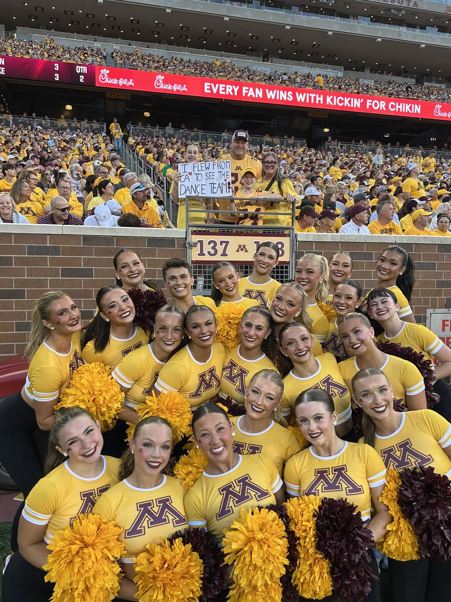 CORE MEMORY 

Last night, all my daughter (who is a dancer) wanted to see was the Minnesota Dance Team. She made a sign, and when they saw it, they waved her down for a picture. They even signed it. 

A simple act of kindness made such a significant impact on my family.