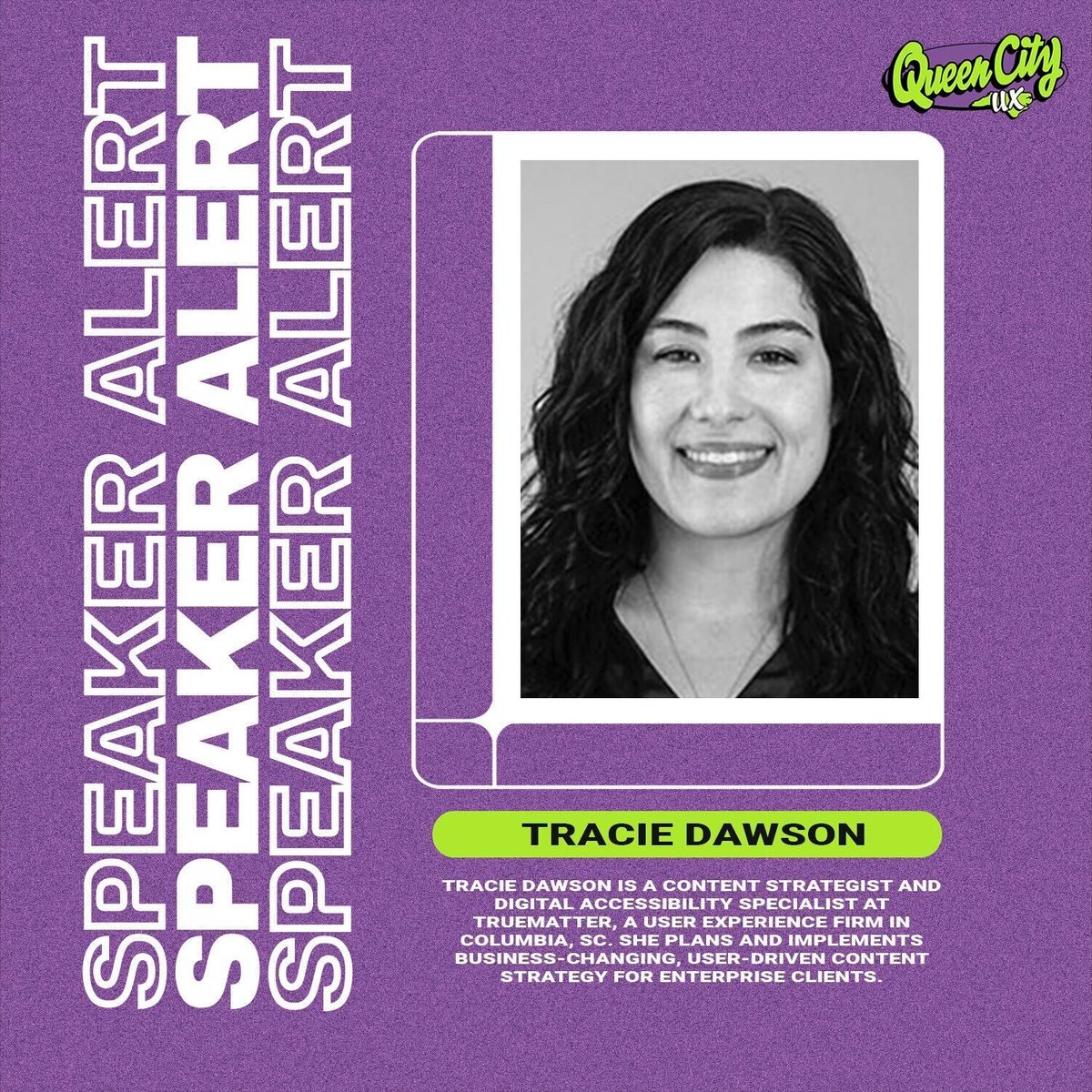 Truematterian, Tracie Dawson is here to tell you that AI can't fix your big, fundamental UX problems.

See her today in Charlotte, NC at the Queen City UX conference, to hear why the future of UX is still human.

instagram.com/qcuxconf/

#QCUX2025 #UXDesign #DesignConference #UX