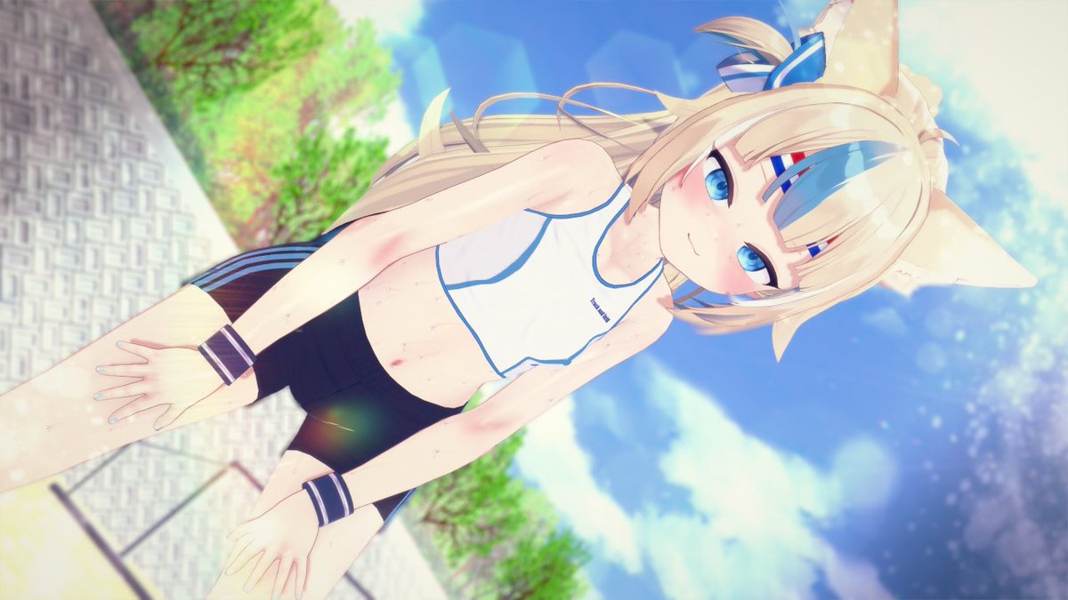 I recreated Sameko Saba in Koikatsu.
 #sabart #コイカツ
pixiv.net/en/artworks/13…