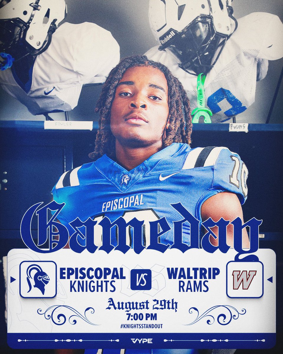 Wake up, Knight Nation! EHS varsity football welcomes Waltrip to Simmons Stadium tonight at 7pm! #KnightsStandOut