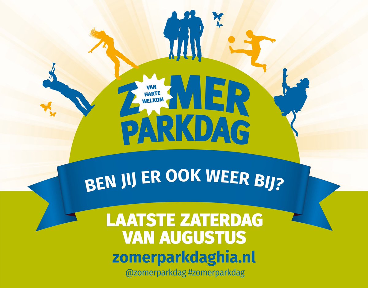 ☀️😃🎉 Zaterdag 30 augustus viert Hendrik-Ido-Ambacht weer #Zomerparkdag! Een dag boordenvol leuke dingen voor jong en oud. Veel plezier met oa: <a href="/komzinge/">Zinge!</a> <a href="/OranjeHIA/">Oranjevereniging HIA</a> #TheaterhuisDrechtsteden <a href="/PopGroupReflax/">Re-flax</a> #SilverShuttle <a href="/Hi5Ambacht/">Hi5Ambacht</a> #JustDymph #Solid <a href="/cgvsouplesse/">cgv Souplesse</a> #DJRED
