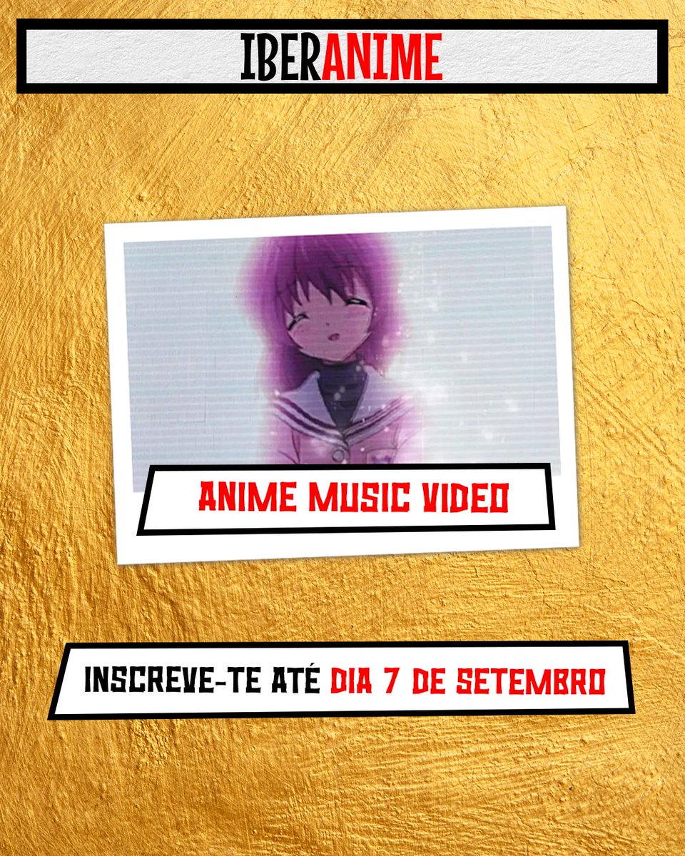 🎉 Mostra o teu talento!Os nossos concursos estão à tua espera: AMV, Desenho Manga e Cartaz Manga.
⏰ Inscreve-te até 7 de setembro e mostra o teu talento no Iberanime OPO 2025!📌 Regulamento completo no site oficial.