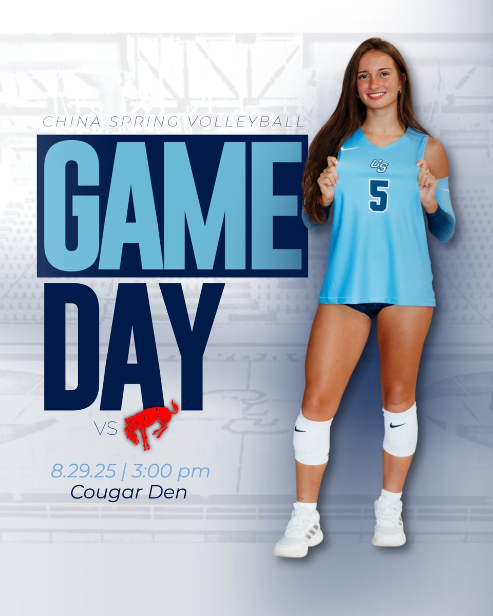 ChinaSpringVB's tweet photo. Varsity Cougs host Odessa this afternoon at 3pm! #SYSMAU https://t.co/tHexJCVo3L