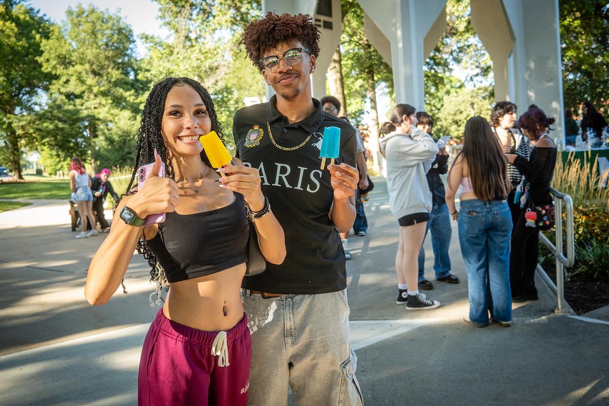 NWMOSTATE's tweet image. And just like that, the first week on campus has officially come to an end! 💚 #BeEveryYou #Advantage