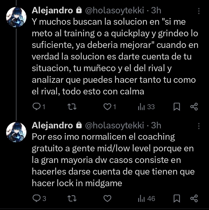 Pensamiento random que he tenido durante el almuerzo sobre el nivel español y sobre los coachings, lo pongo por aqui porque me parece algo interesante