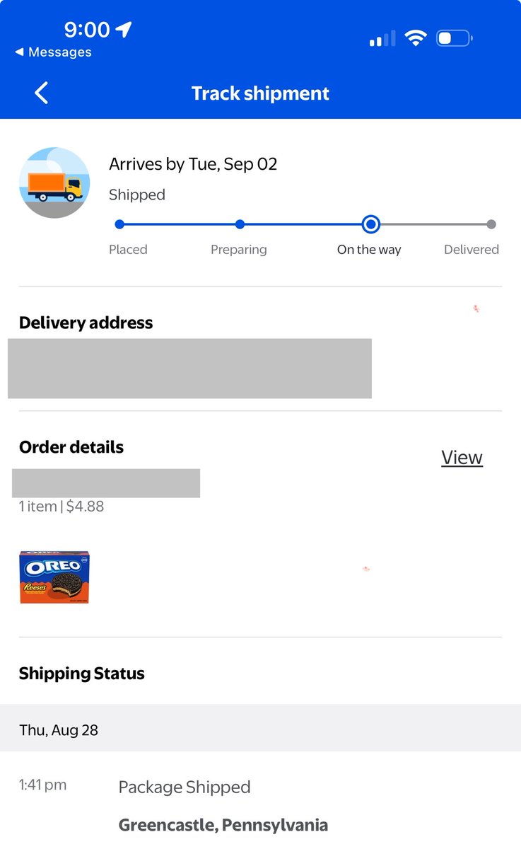 UPDATE: my capitalism Oreos are on route