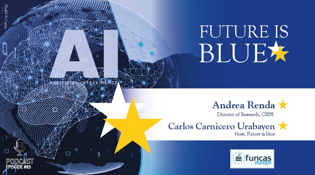 Can Europe lead in AI while staying true to its values?
Andrea Renda (CEPS) joins us to unpack the EU’s AI Act, tech dependencies, and the risks AI poses to democracy and jobs. Listen here share.transistor.fm/s/13920477
#AI #EU #FutureIsBlue #AIAct #TechPolicy