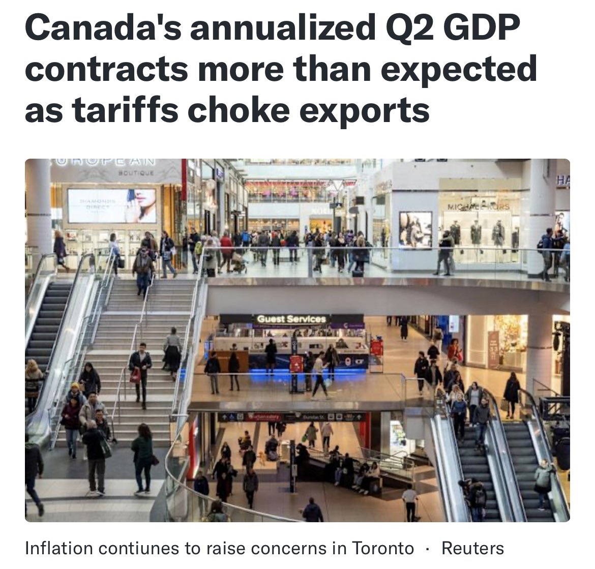 Elbows Up - Economy Down! Gold &amp; Silver about to register all-time monthly closing highs in Canadian Dollars as the economy and currency continue to sink!