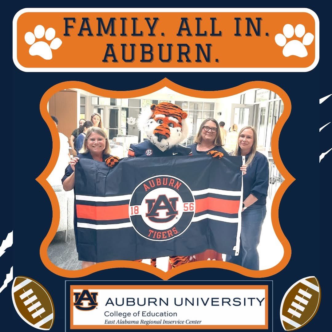 BE THE CREED: Happy College Colors Day from the East Alabama Regional Center!

I believe in education, which gives me the knowledge to work wisely and trains my mind and my hands to work skillfully.