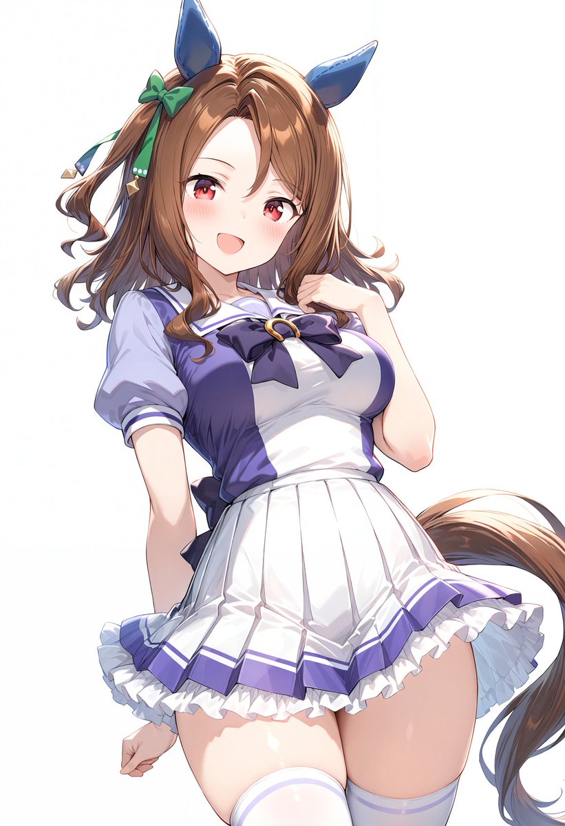 トレセン制服姿も可愛いキングヘイロー🥕🥰

#umamusume