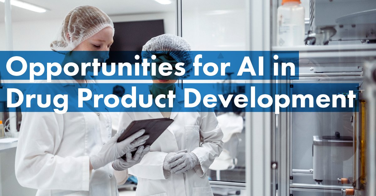 We're exploring use-cases and opportunities for AI in drug product development and discussing how to build from a crawl to walk to run in order to achieve AI strategic goals.  hubs.ly/Q03Fxdzc0

#DrugProductDevelopment