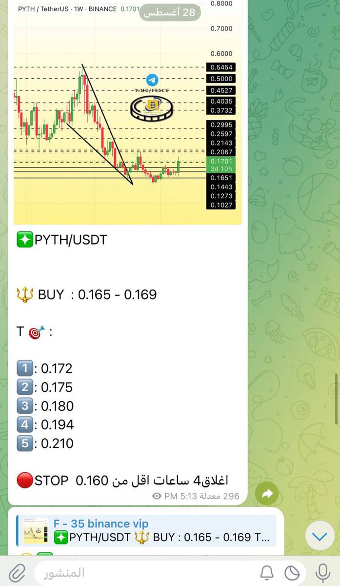 Cryptohelp90's tweet image. #PYTH $pyth
#pythusdt

قنصها وتحديثها وانطلاقها وتجاوز كل الاهداف بفضل الله ✅😍🥰😘

#W $w
#wusdt

جمال الصفقه وانطلاقها بفضل الله وتجاوز كل الاهداف وسيطره اعلى رابحون ✅😍🥰😘