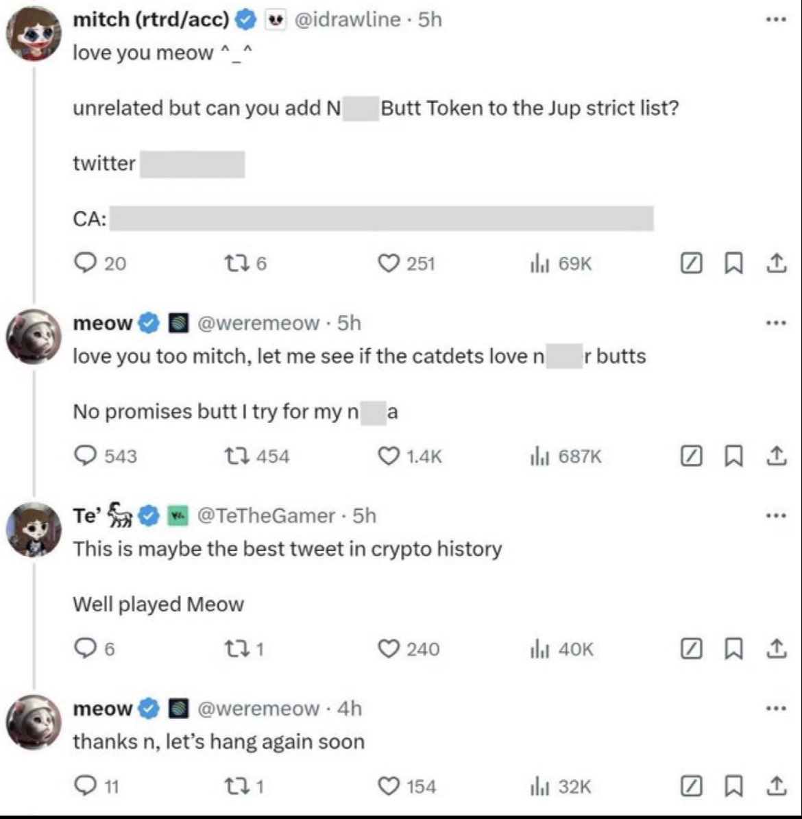 Timeline of Mitch's account issues and controversies