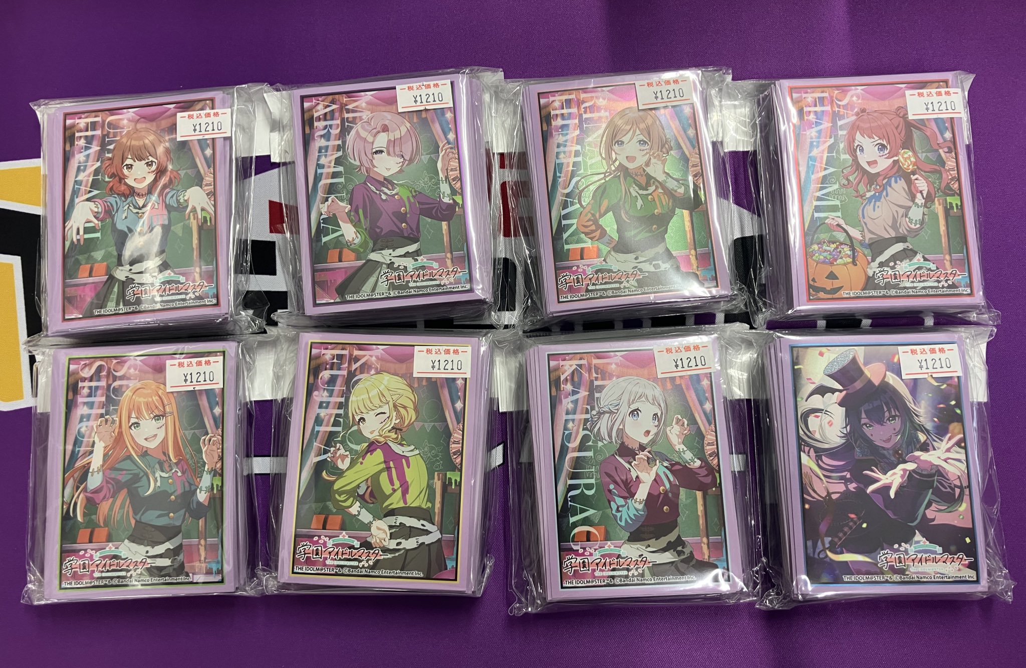 い*P様 スリーブ付き アイドルマスター AS 大会・フリー用デッキ ブシロード スリーブコレクション エクストラ Vol.503 学園