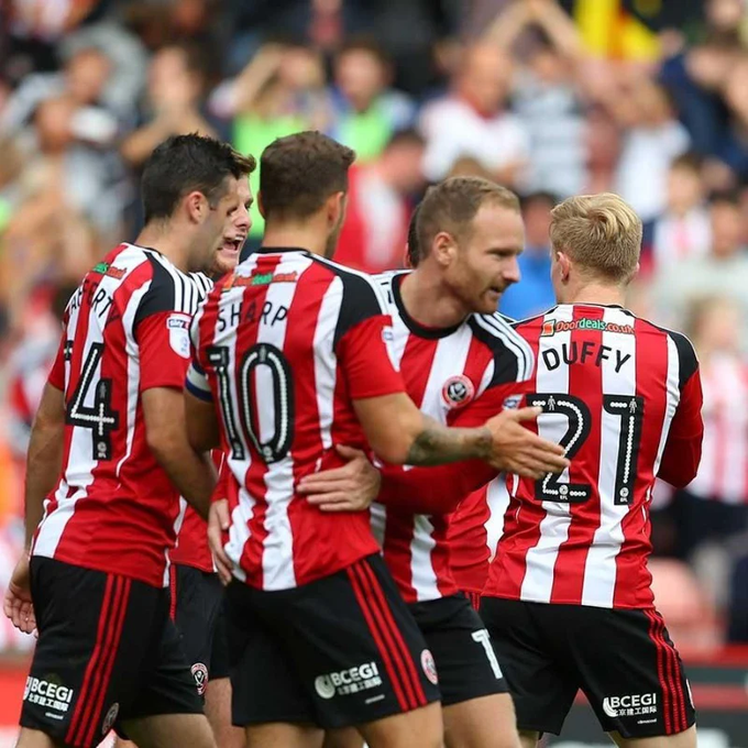 GCB_app's tweet image. On This Day in 2016, Matt Done&apos;s goal secured us the three points against Peterborough 👏 #SUFC #TwitterBlades