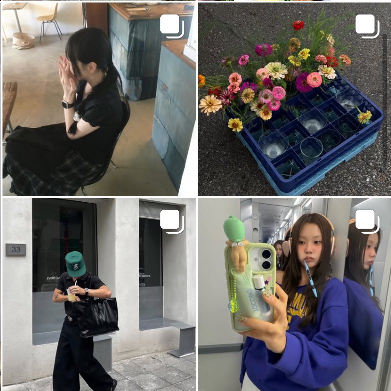 인스타로도,

돋보기에서 취향의 것들만 클릭해서 누르다보면
아름다운 것들만 남게되.

인스타 알고리즘아 고마워