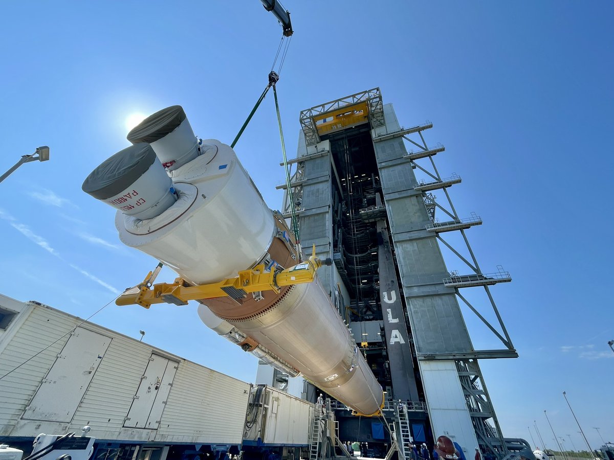 fabriziocolista's tweet image. #ULA #ProjectKuiper #Amazon 
Intanto a Cape Canaveral Space Force Station, Florida, si prepara il lancio del razzo Atlas V 551 della United Launch Alliance (ULA) con il prossimo lotto di satelliti del Progetto Kuiper di Amazon.

La missione Kuiper 3 è prevista per il 25 settembre…