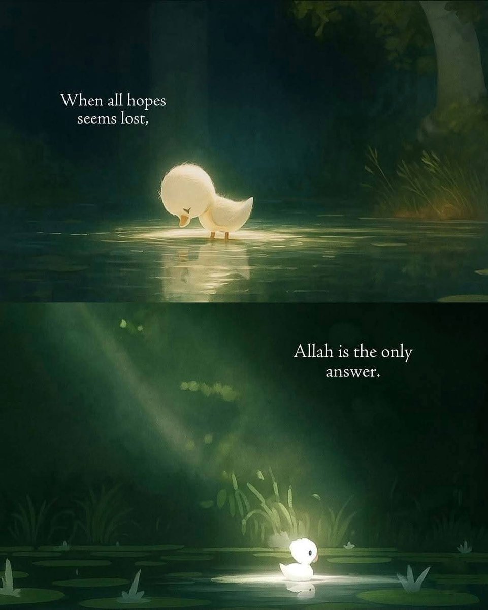 Al__Quraan's tweet photo. Allah is the only answer https://t.co/QjfybOnxHK