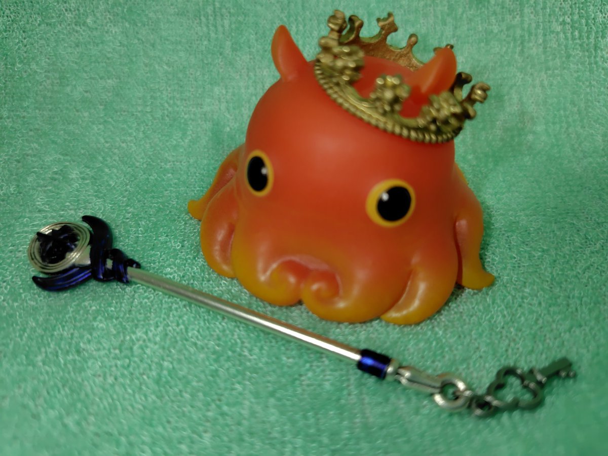 ドール用の小物先に用意していたところ、カワイイものにカワイイが合わさりカワイイみたいな...🐙🐙🐙