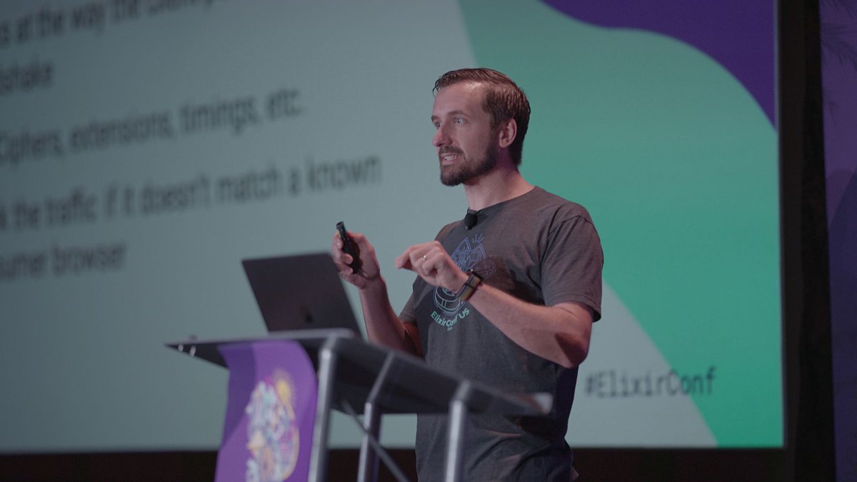 ElixirConf's tweet image. Bot detection goes way beyond user agents
TLS handshake to JavaScript execution tracking
@TylerAYoung explores the cat-and-mouse game of web scraping vs bot detection. #ElixirConfUS