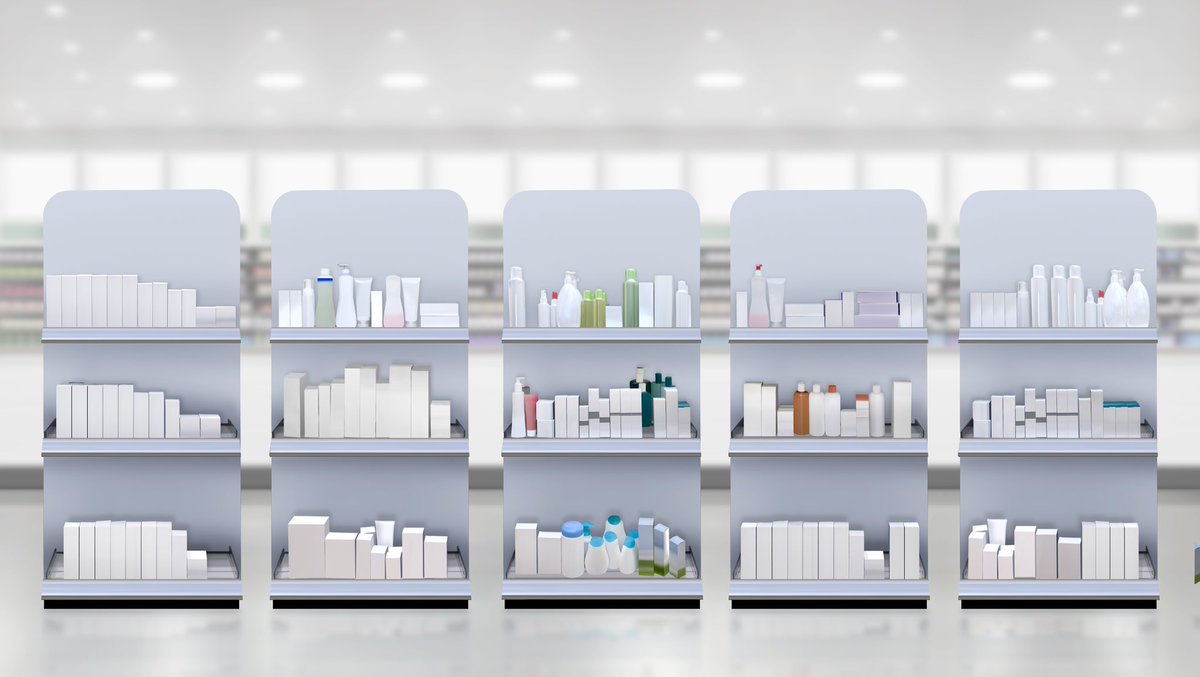whatsontheshel1's tweet photo. White pharmacy racks neatly filled with face and body care products in brandless packaging.
https://t.co/HBYydJFX0V
#Pharmacy #Mockup #ProductMockup #FaceCare #BodyCare #CosmeticsDisplay #RetailMockup #StoreShelf #PharmacyDesign #BrandlessPackaging #CleanDesign #MockupShelf https://t.co/Hx2Y9EqvDX